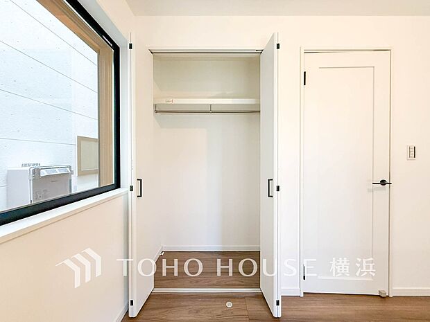 住まいの快適性を左右する収納は欲しい場所に使い勝手のよい収納を確保しています。