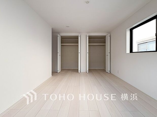 たっぷりとした収納スペース。荷物の多いご家族も安心です。