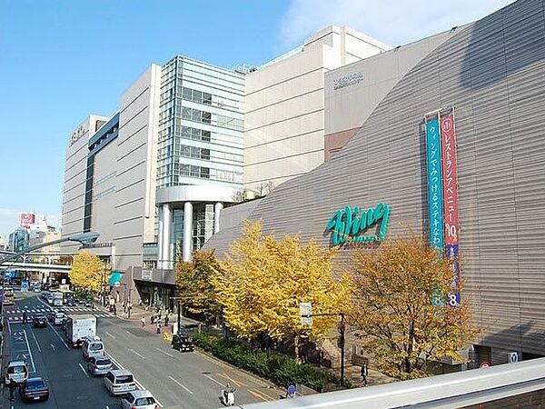 京急百貨店・ウィング上大岡　1700m　上大岡駅直結のデパート。グルメ・ファッション・インテリア・雑貨まで豊富に扱う百貨店。