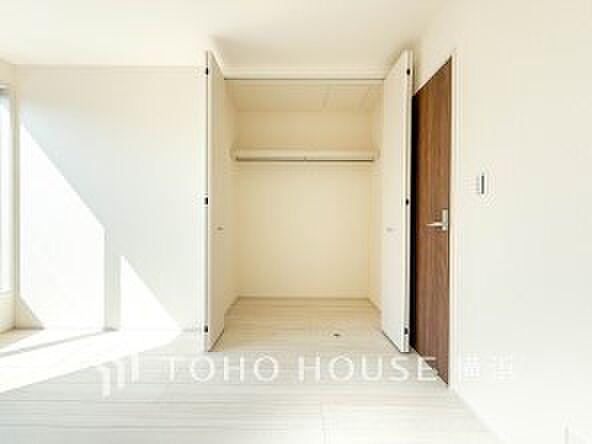 住まいの快適性を左右する収納は欲しい場所に使い勝手のよい収納を確保しています。