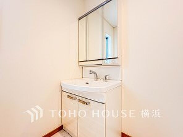 一日の始まりと終わりを心地よく演出してくれる、多彩な機能が備えられたパウダールーム。