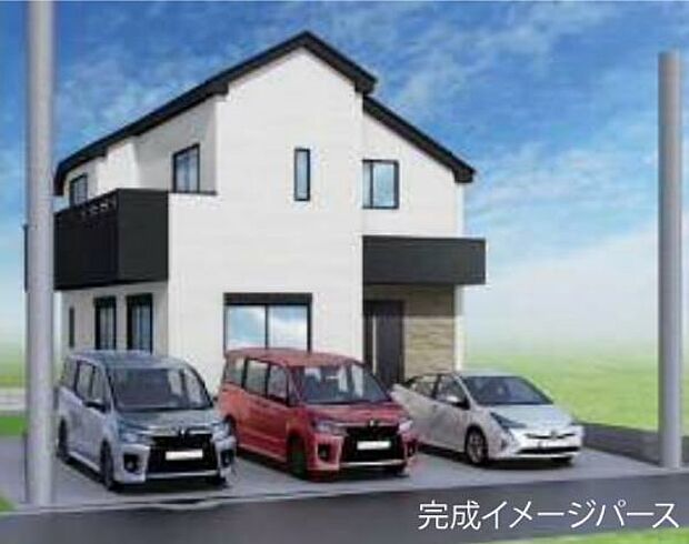 訪れる人の記憶に残るスタイリッシュな邸宅。(パースはイメージのため実際と色柄が異なる場合があります)