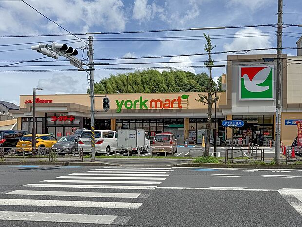 ヨークマート川崎野川店 1500m 首都圏を中心に展開するセブンアンドアイグループが展開する食品スーパー。毎日の「食」を彩ります。