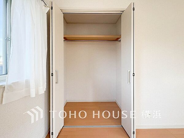 たっぷりとした収納スペース。荷物の多いご家族も安心です。