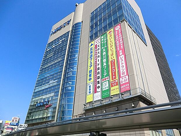 ノクティ プラザ 1 1400m 武蔵溝ノ口駅・溝の口駅からペデストリアンデッキで繋がる複合商業施設。