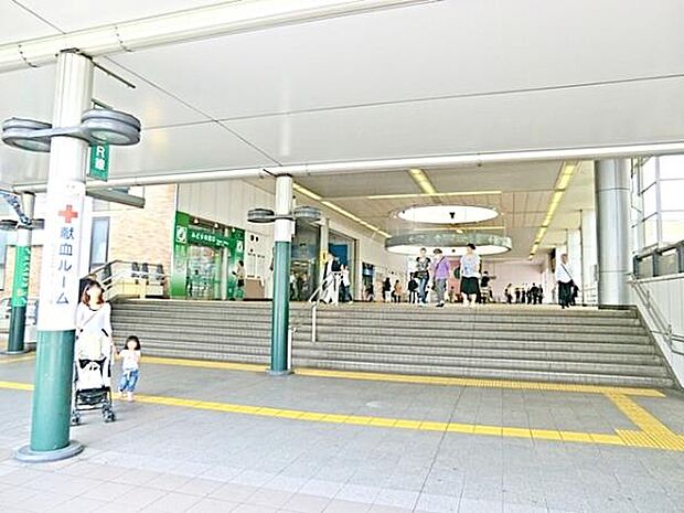 JR南武線『武蔵溝ノ口』駅 2900m JR南武線「武蔵溝ノ口」駅と田園都市線「溝の口」駅は混雑状況によりますが3分~5分で乗換えできます。