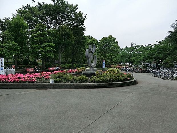 鹿沼公園 500m 交通公園として子供達に自転車や足漕ぎ車などの貸出などを行っています。朝のランニングや健康づくりにも。