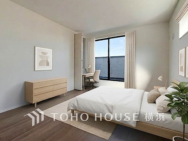 プライベートな自分時間を快適に過ごせるお部屋。(家具・装飾品等はAI加工です)