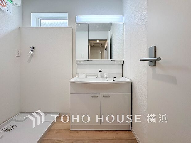 ご家族の1日が始まり、1日の終わりを締めくくる洗面空間。