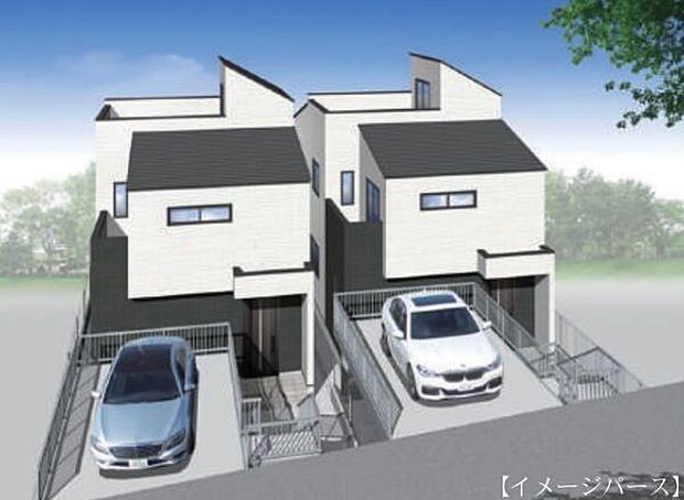 訪れる人の記憶に残るスタイリッシュな邸宅。(パースはイメージのため実際と色柄が異なる場合があります)