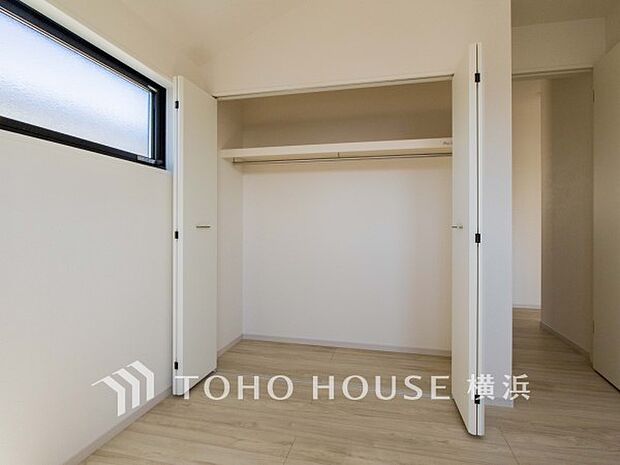 たっぷりとした収納スペース。荷物の多いご家族も安心です。