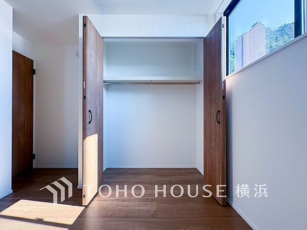 住まいの快適性を左右する収納は欲しい場所に使い勝手のよい収納を確保しています。