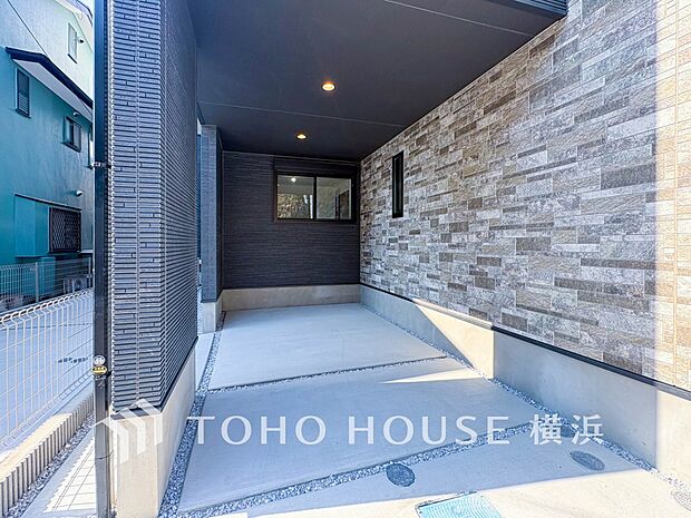 カースペース付きで豊かなカーライフも。