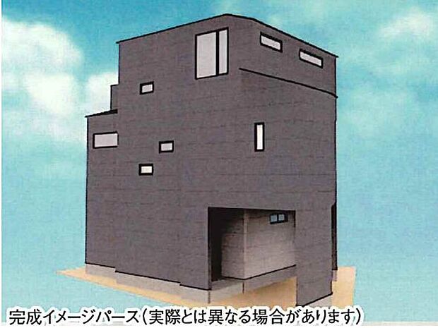 訪れる人の記憶に残るスタイリッシュな邸宅。(パースはイメージのため実際と色柄が異なる場合があります)