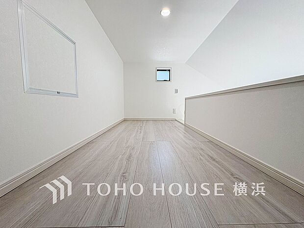 ロフトを完備。お子様の遊び場、収納、趣味のお部屋など、お客様好みの空間に作り上げてください。
