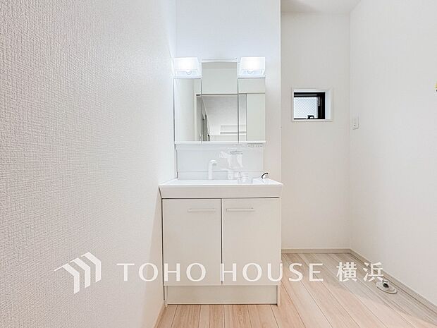 一日の始まりと終わりを心地よく演出してくれる、多彩な機能が備えられたパウダールーム。