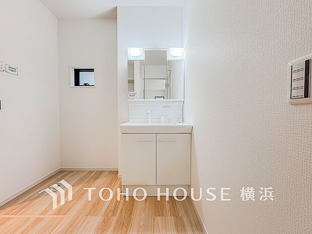 一日の始まりと終わりを心地よく演出してくれる、多彩な機能が備えられたパウダールーム。