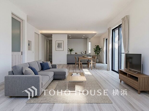 寛ぎとコミュニケーションを育む居心地のよい場所。(家具・装飾品はAI加工です)