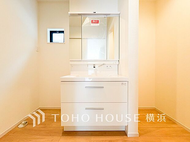 一日の始まりと終わりを心地よく演出してくれる、多彩な機能が備えられたパウダールーム。