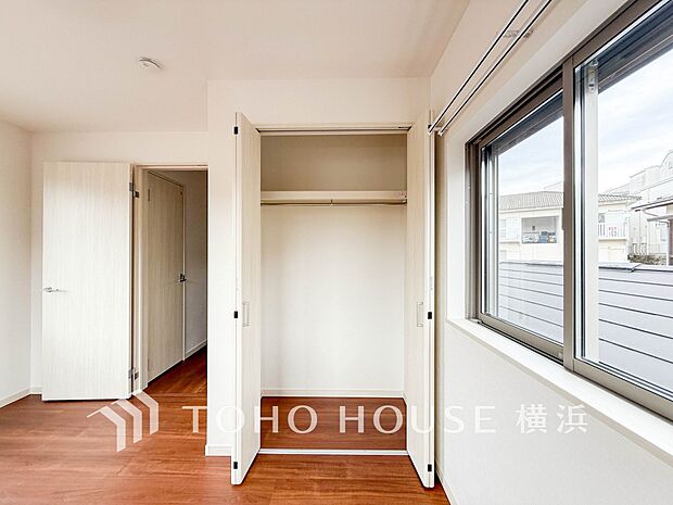 住まいの快適性を左右する収納は欲しい場所に使い勝手のよい収納を確保しています。