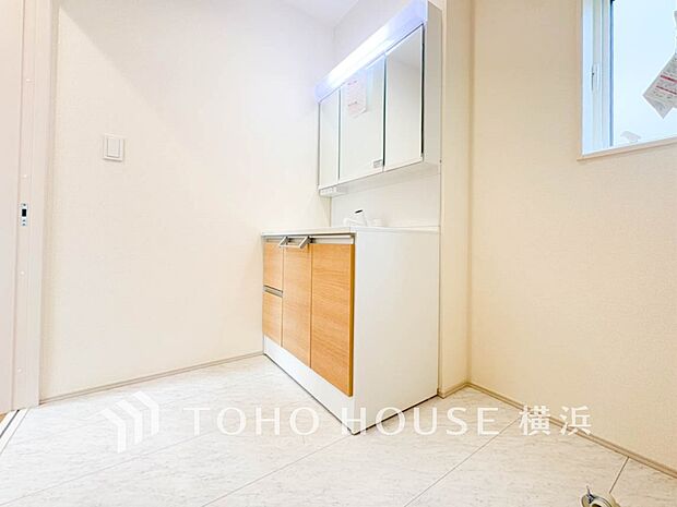 一日の始まりと終わりを心地よく演出してくれる、多彩な機能が備えられたパウダールーム。