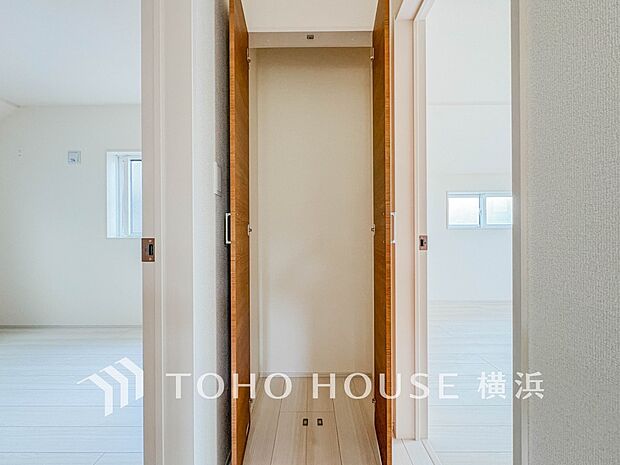 住まいの快適性を左右する収納は欲しい場所に使い勝手のよい収納を確保しています。