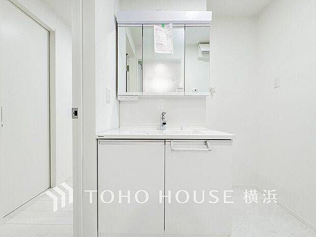 ご家族の1日が始まり、1日の終わりを締めくくる洗面空間。