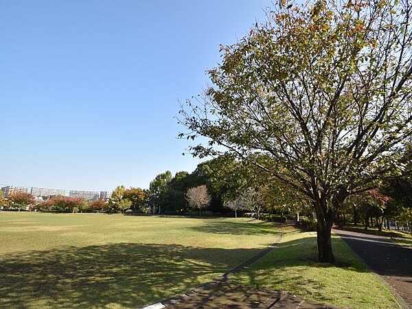 滝ケ谷公園　650m　土地の高低差を上手に利用して作られた公園です。小さなお子様が遊べる遊具も揃っています。