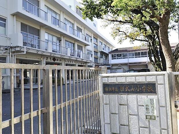 横浜市立相武山小学校　250m　徒歩4分。小学校が近いのは子育てファミリーにもおすすめのポイント。 
