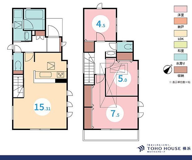 3LDK　建物面積80.18m2　土地面積80.2m2
