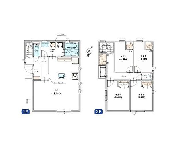 4LDK、土地面積118.91m2、建物面積94.40m2