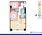 間取り：2LDK　専有面積63.54ｍ2