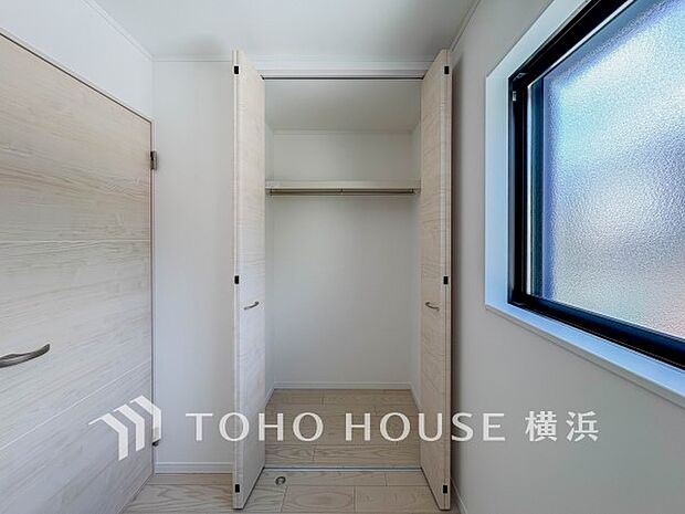 住まいの快適性を左右する収納は欲しい場所に使い勝手のよい収納を確保しています。