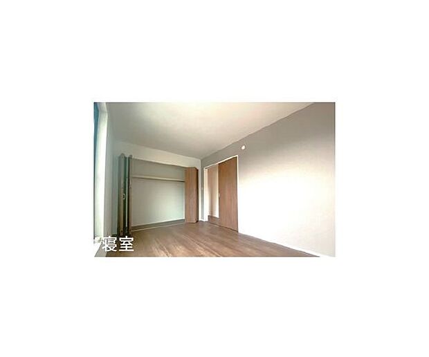 洋室。(パースはイメージのため実際と色柄が異なる場合があります)