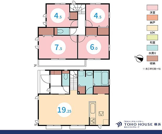 4LDK、土地面積124.42m2、建物面積98.12m2