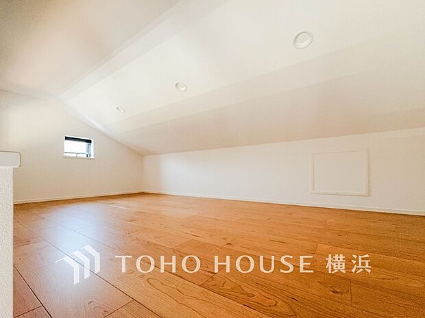 あると便利なロフト付き。趣味部屋など、お客様好みの空間に作り上げてください。