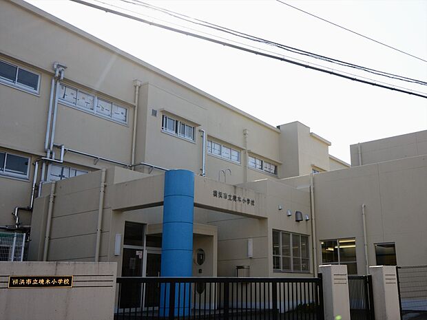 横浜市立境木小学校 500m 徒歩7分。小学校が近いのは子育てファミリーにもおすすめのポイントです。