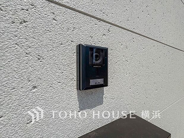 「見える安心」をカタチにしました。誰が来てもわかる様にモニター付きインターホンを設置。