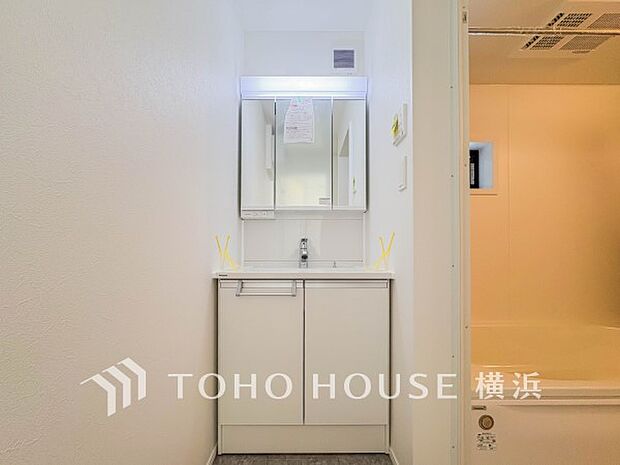 ご家族の1日が始まり、1日の終わりを締めくくる洗面空間。