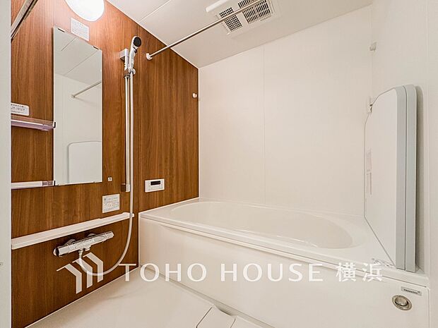 快適な使い心地とゆとりある空間が1日の疲れを解きほぐすバスルーム。