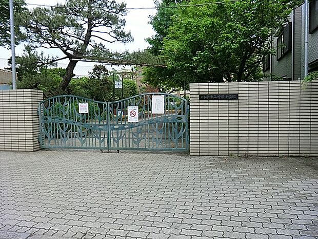 川崎市立中原小学校 850m 徒歩11分。小学校が近いのは子育てファミリーにもおすすめのポイント。