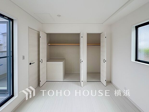 住まいの快適性を左右する収納は欲しい場所に使い勝手のよい収納を確保しています。
