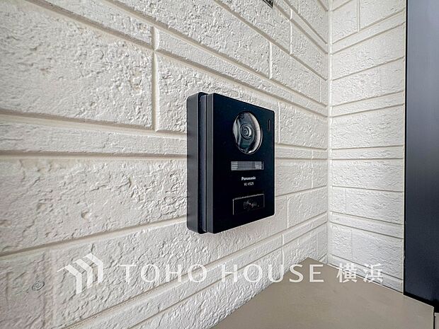 「見える安心」をカタチにしました。誰が来てもわかる様にモニター付きインターホンを設置。
