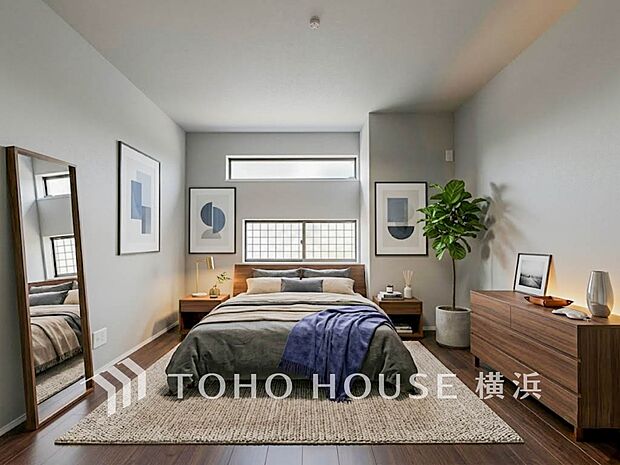 自分時間を快適に過ごせるお部屋。※生成AIによるイメージです。家具・小物は販売価格に含まれません。