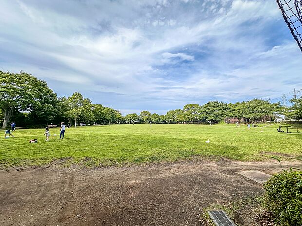 今川公園 500m 豊かな自然に囲まれながらスポーツを楽しんだり、遊具で遊んだりとご家族皆さんが楽しめる公園です。