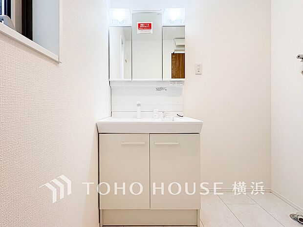 一日の始まりと終わりを心地よく演出してくれる、多彩な機能が備えられたパウダールーム。