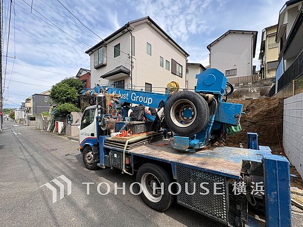 快適さや豊かさはもちろん、未来まで考えた家造りをテーマに建築されます。(2026年6月撮影)