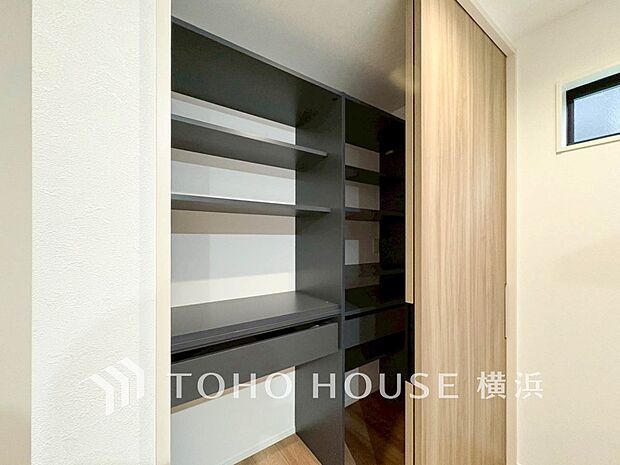 住まいの快適性を左右する収納は欲しい場所に使い勝手のよい収納を確保しています。