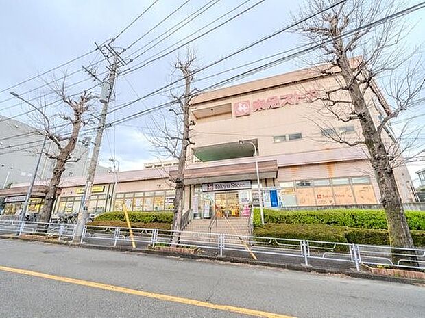 東急ストア 江田店 1000m 毎日の食卓を彩る食料品が品揃え豊富に揃います。ドラッグストア「トモズ」併設。日用品のお買い物も便利。