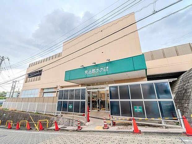 食品館あおば荏田北店 1200m 青果、精肉、鮮魚、惣菜、食品、日配品などの総合スーパーです。 ドラッグストア「クリエイトSD」併設。